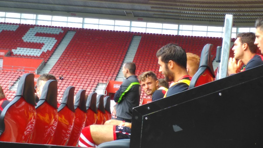 Saints' substitutes against Athletic